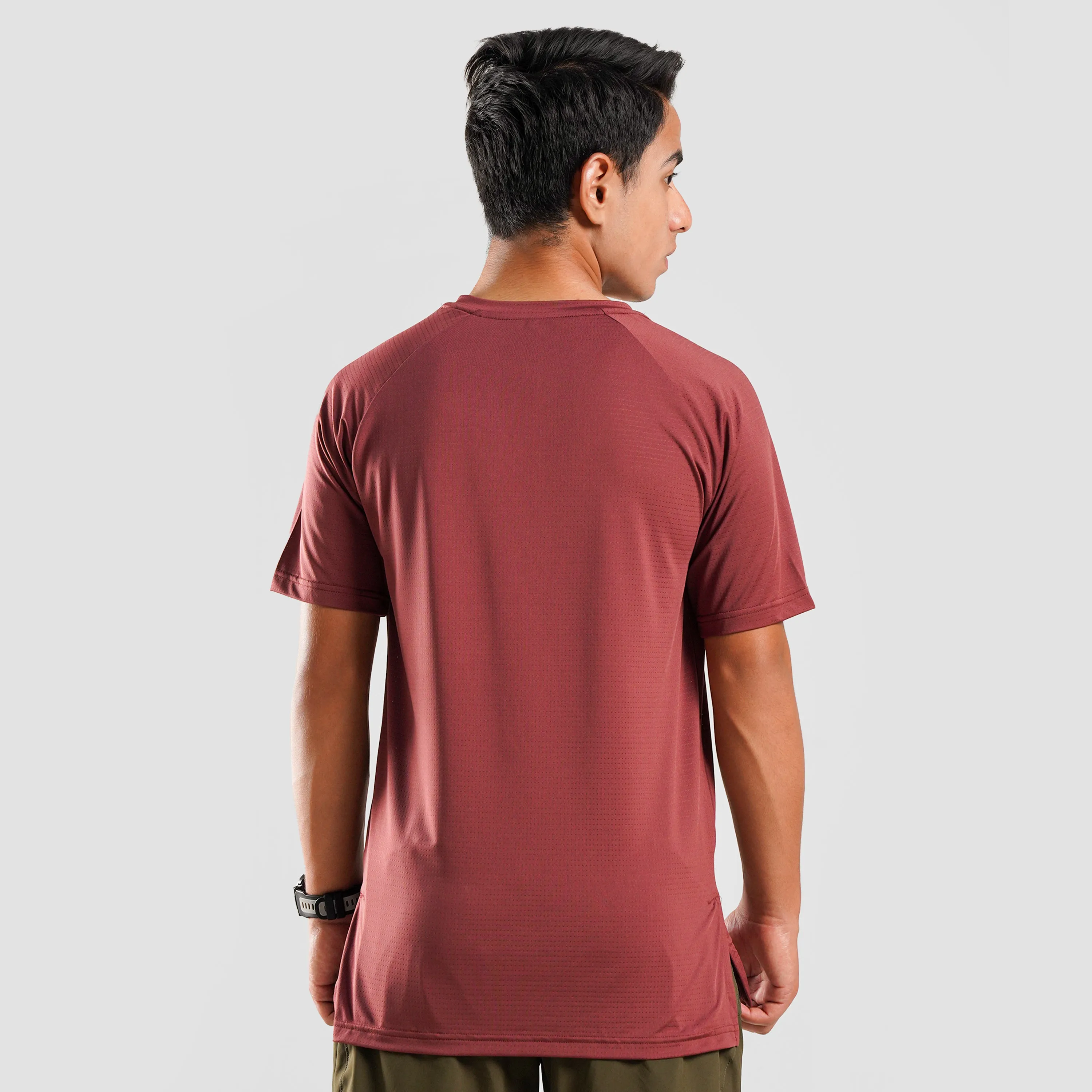 Youth Mesh Motion Tee (Maroon)