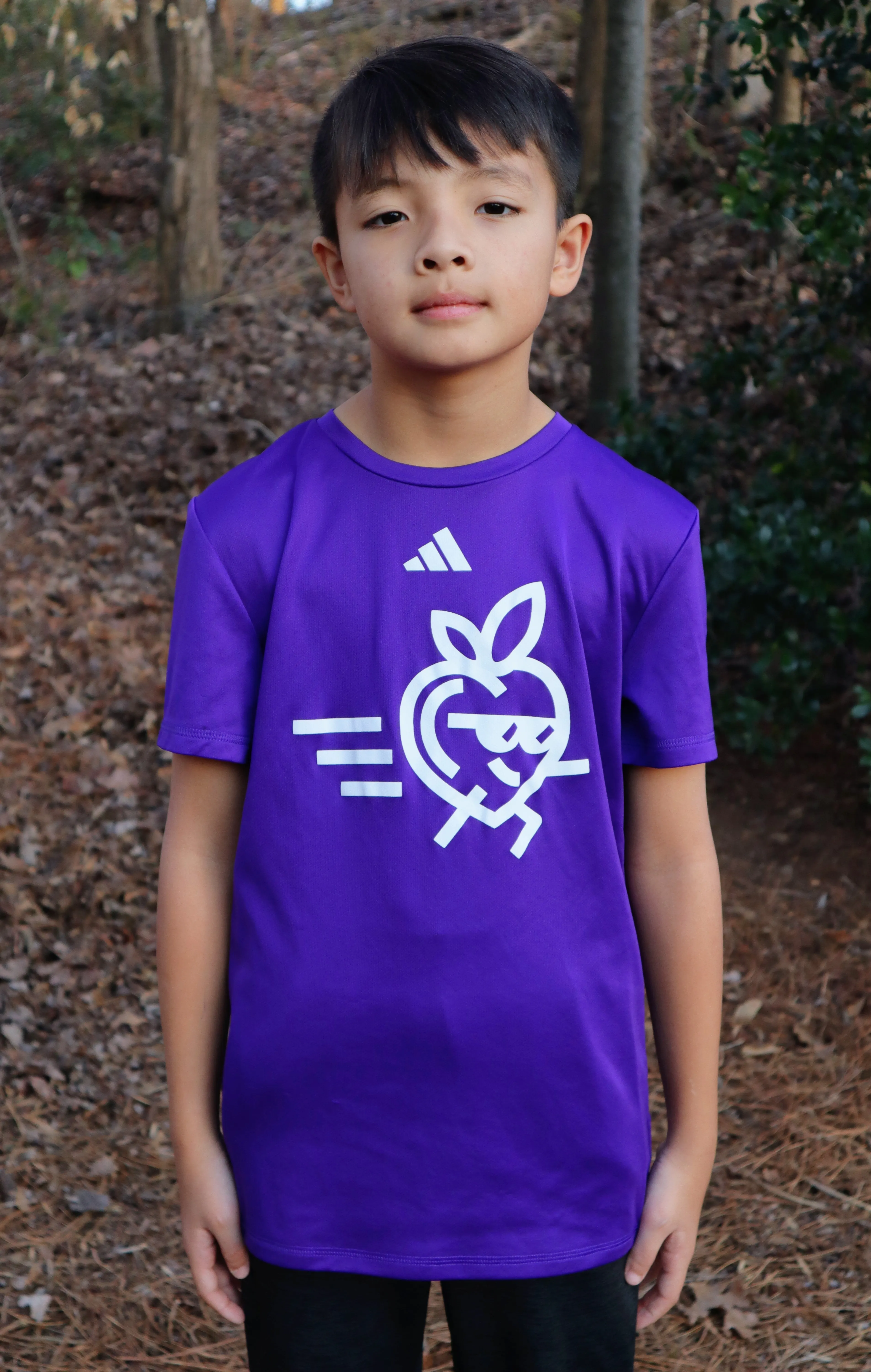 Youth Technical Tee - Purple